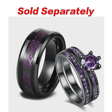 Steel, Fashion, wedding ring, Classics