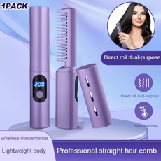 hairstyle, portable, Straight, curlycombingcomb