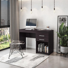 brown, mobili, Office, Space