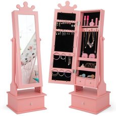 pink, drawer, Jewelry, Mirrors