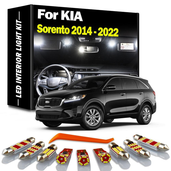 11Pcs Canbus Indoor Lamp For KIA Sorento 2014 2015 2016 2017 2018 2019 2020 2021 2022 Vehicle