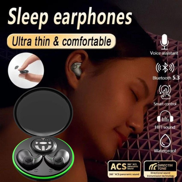 360° Sound Effect Sleep Wireless Earbuds Bluetooth 5.3 HIFI Audio