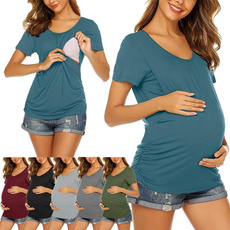 breastfeeding, pregnantwoman, Shorts, Necks