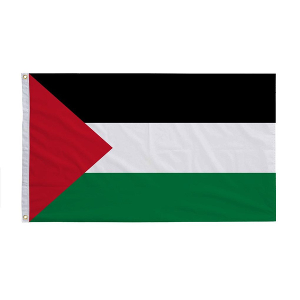 1 x 90cm x 150cm Palestine Flag Hanging High Quality Polyester ...