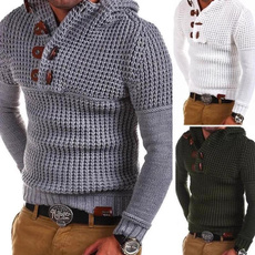 hooded sweater, long sleeve sweater, Sleeve, Long Sleeve