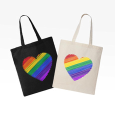 Love, Colorful, Canvas bag, reusablebag