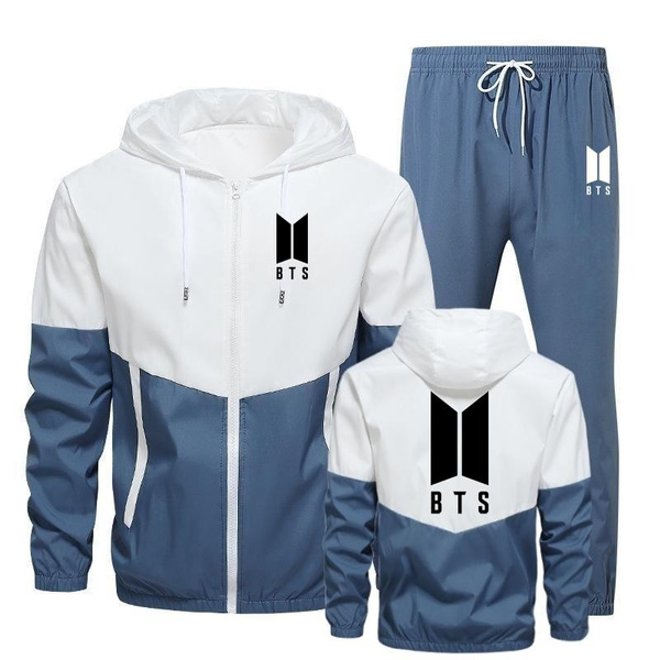 Blue Comfy Hooded Jacket With Zipper | Jimin - BTS - Fashion Chingu | Jimin  bts, Jimin, Taman jimin