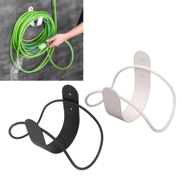 Stainless Steel Garden Hose Bracket Wall Mount Strong Load Bearing