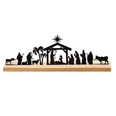 nativity, Christmas, Metal, Tree