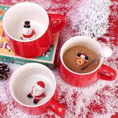 snowman, cute, Coffee, Ceramic