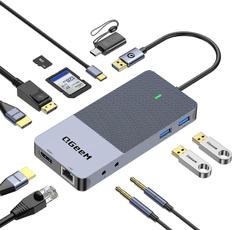 Gray, Docking Station, usb