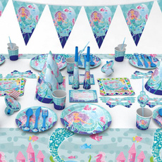 Blues, Plates, paperdinnerware, theme