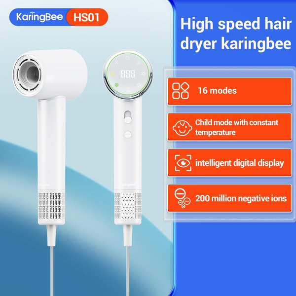 Wish Exclusive Brand New Karingbee Hair Dryer Negative Ionic Blow Dryer With 110 000 Rpm Wish Exclusive Brand New Karingbee Hair Dryer Negative Ionic Blow Dryer With 110 000 Rpm