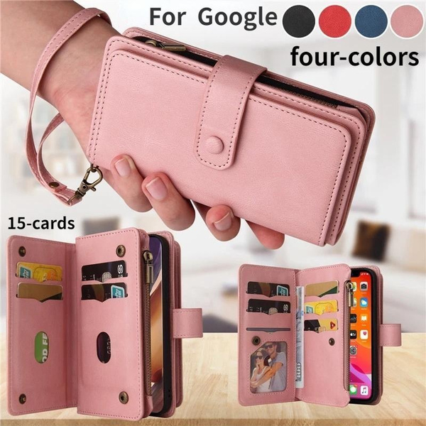 ZiEuooo 2 in 1 Magnetic Detachable Wallet Luxury Leather Phone Case for Google Pixel ZiEuooo 2 in 1 Magnetic Detachable Wallet Luxury Leather Phone Case for Google Pixel