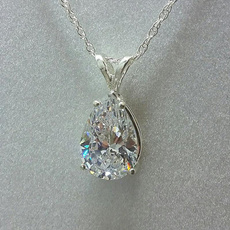 bridalnecklace, sapphirependant, Boda, Necklaces For Women
