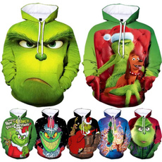 Funny, pullover hoodie, printed, howthegrinchstole