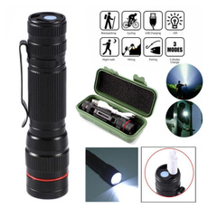 Flashlight, Box, Bright, Rechargeable