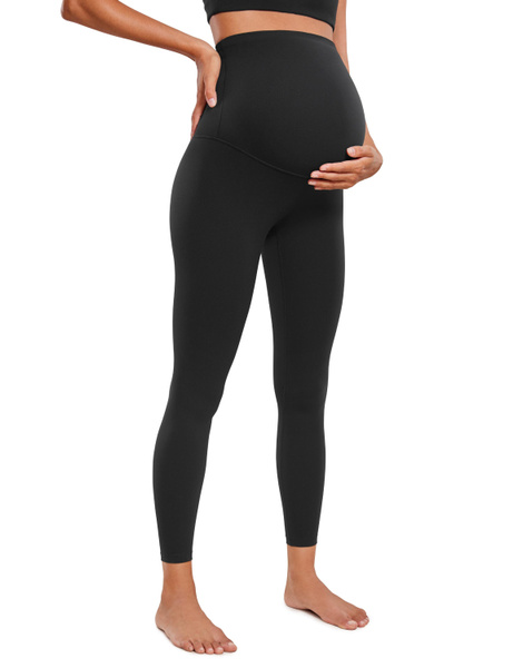CRZ YOGA Womens Butterluxe Maternity Leggings Over The Belly Buttery Soft  Workout Activewear Yoga Pregnancy Pants