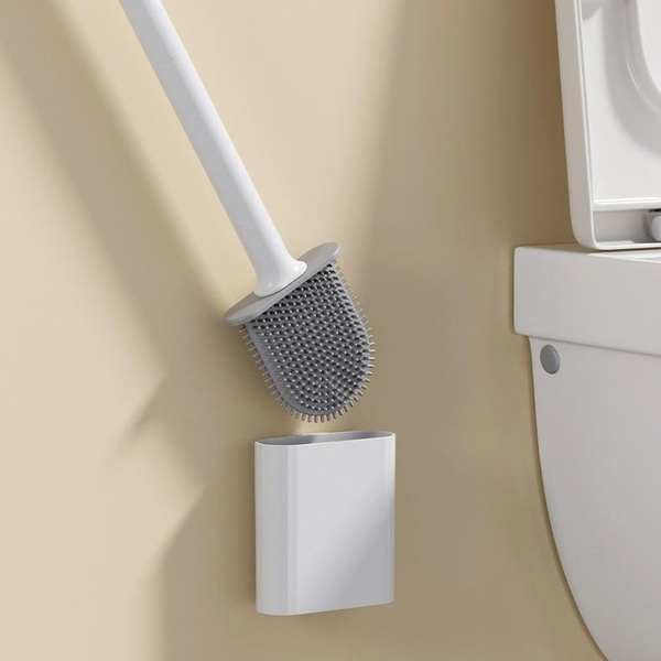 New Simple Toilet Brush No Dead Corner Toilet Cleaning Brush Soft