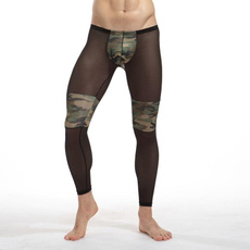 Underwear, mesh leggings, sportsshapewearunderwear, menlegging