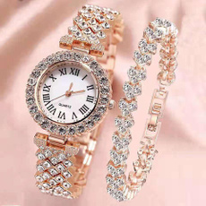 DIAMOND, gold, Watch, Elegant