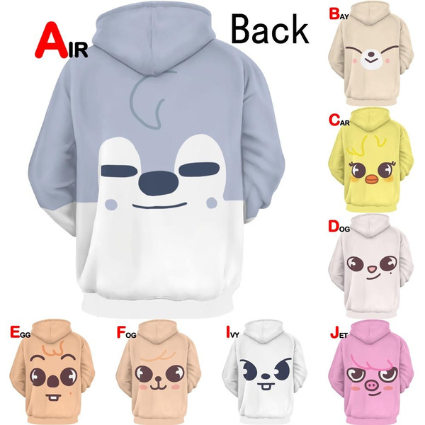 Kpop Skz Felix Merch Hoodie Bangchan Jisung Minho Changbin Sweaters Hyun Jin Album Unisex Adults Pullover Top