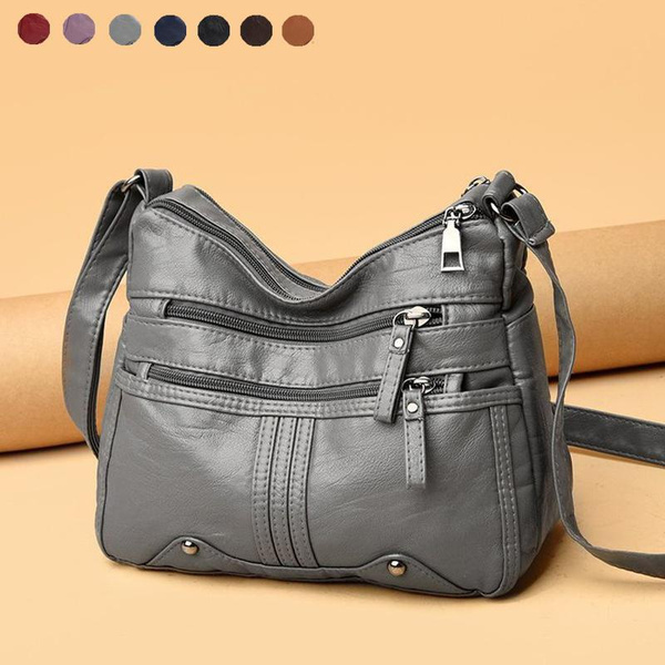 High Quality PU Leather Casual Shoulder Bag Fashion Cross Body Bags for ...