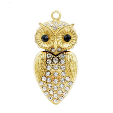 Owl, Chain Necklace, DIAMOND, Jewelry