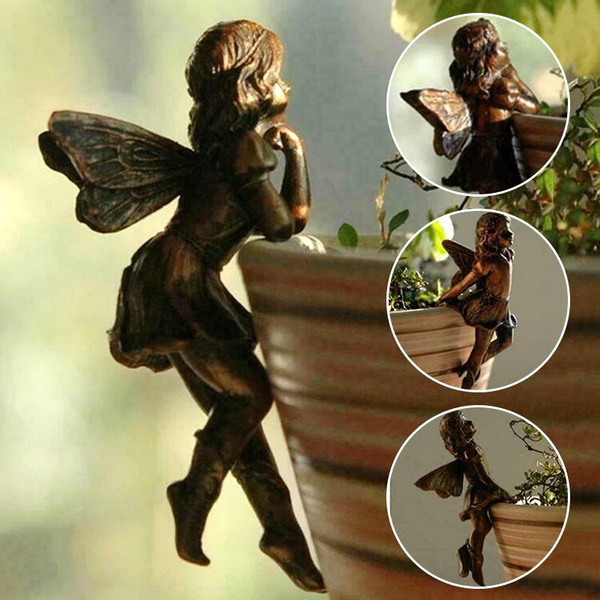 1pc Garden Ornament Hanging Magical Fairy Decor Figurine Statue