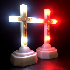 led, crossdecor, pray, lights