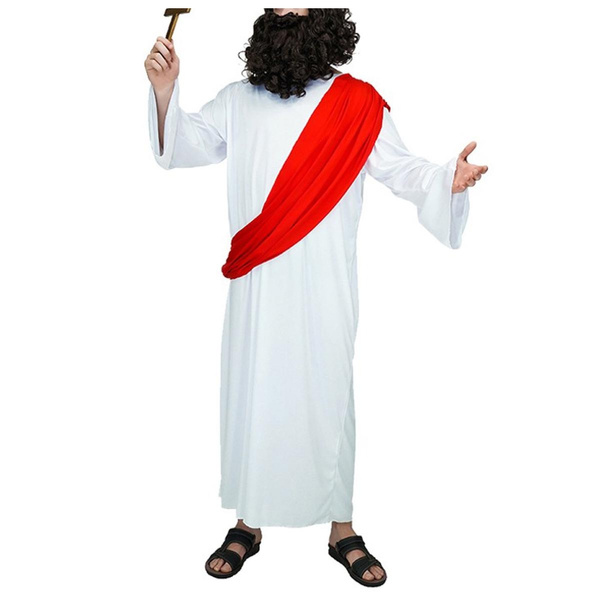 Adult Men Jesus Christ Costume Halloween Cosplay Party Costume Wish