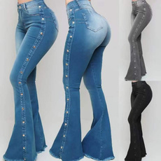 womens jeans, Decor, flarejean, women's pants