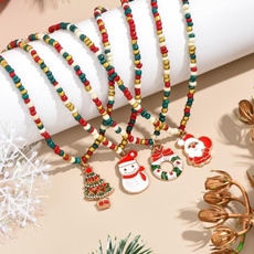 Necklace, Flowers, Jewelry, Colorful