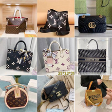 famous luxury women fashion brand bag, Fashion, Capacity, leather