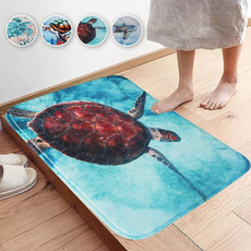 Turtle, doormat, Bathroom, Door