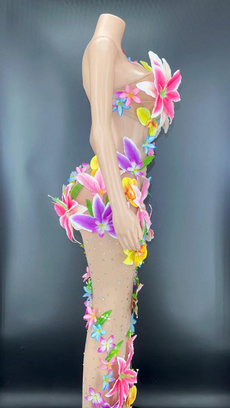 eveningclothe, Colorful, long dress, stagedre
