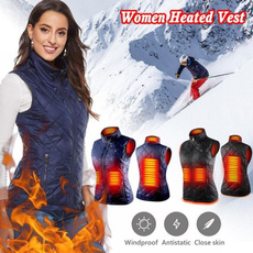Women, Vest, warmjacket, camping