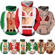 Fashion, pullover hoodie, uglychristmassweater, Sweaters