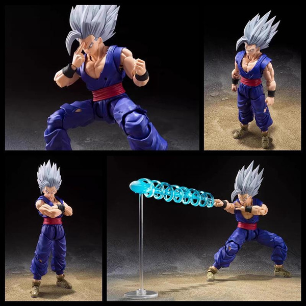 SHF Movable Super Saiyan Son Gohan Silver Hair Beast Form Saiyan Gohan ...