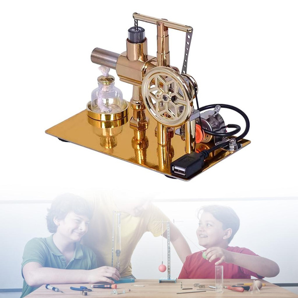 Heat Steam Engine Stirling Engine Model - Stainless Steel Heat Steam ...