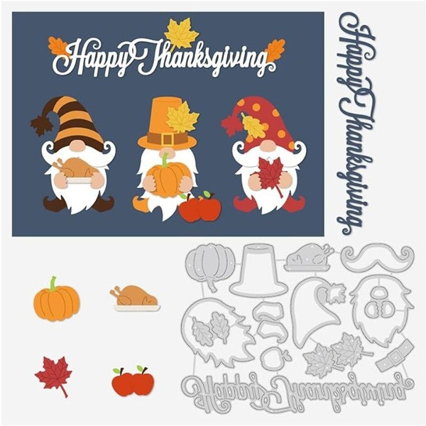 Dies De Découpe Métal "Happy Father's Day" - 2 Pièces - Pour Scrapbooking Et Cartes