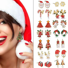 Mini, Christmas, Stud Earring, women earrings
