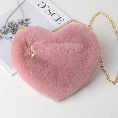 pink, Heart, fur, fauxfurbag