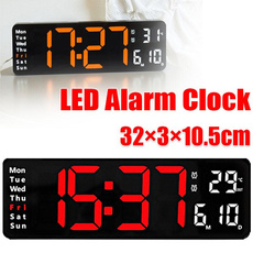 led, Home Decor, thermometerclock, Clock