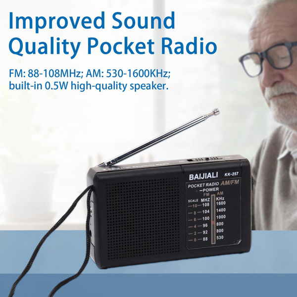 Lightweight Pocket Radio Hifi Portable Radio Mini Portable Radio Am Fm ...
