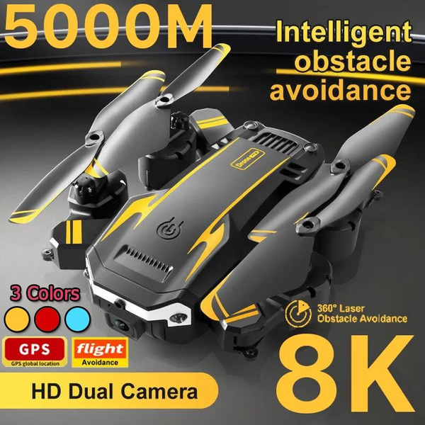Drone M6 8K Caméra HD Professionnelle - WiFi 5G FPV, Moteur Brushless, Télécommande Avec Écran