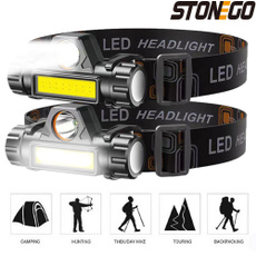 Flashlight, ledheadlamp, Head, campinglight