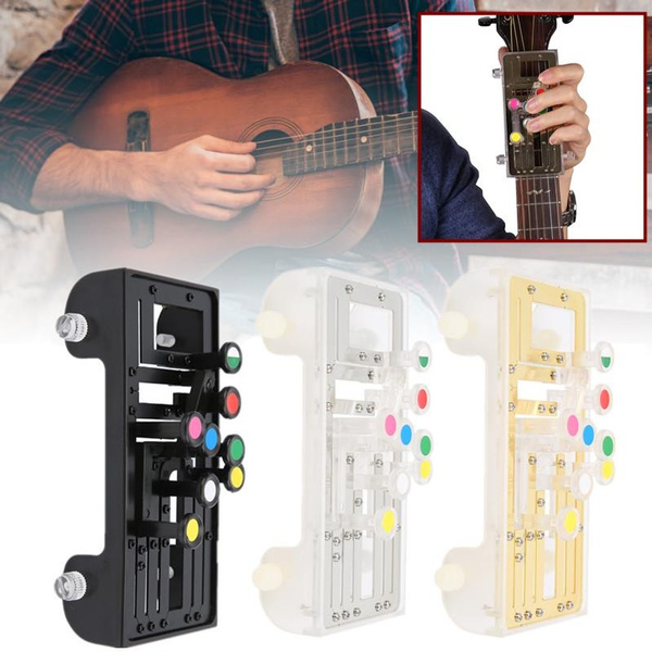 Guitar Learning System Teaching Aid Helper Folk Ukulele Chord Trainning ...