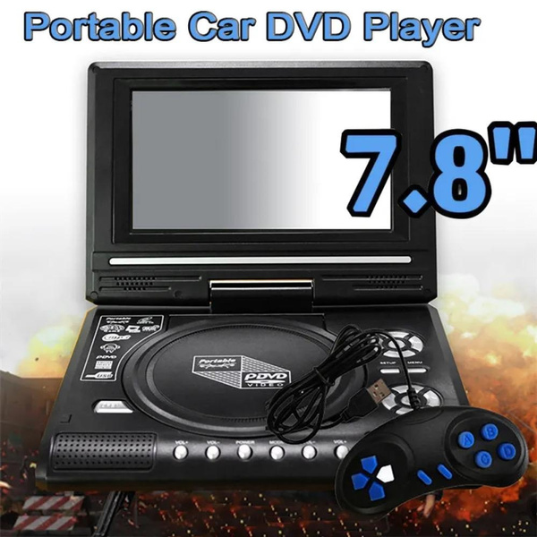 7.8 Inch 16:9 Widescreen 270° Rotatable LCD Screen Home Car TV DVD