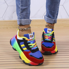 彩虹, Sneakers, 休闲, 现货单鞋女